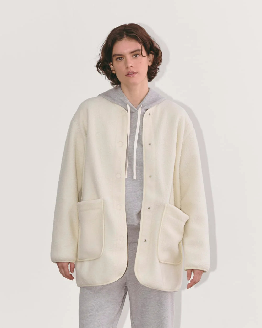The Teddy Liner | Heathered Oat
