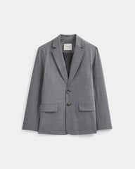 Tropical Wool Blazer | Heathered Grey