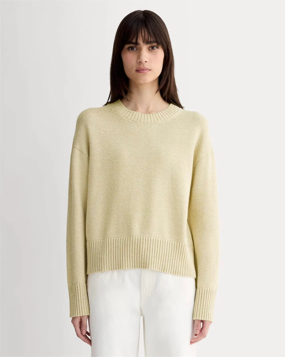The Boxy Sweater in Everyday Cotton | Mojave Desert / Natural