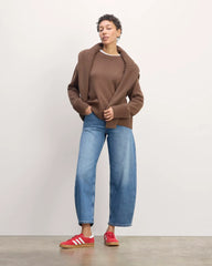 The Boxy Sweater in Everyday Cotton | Cocoa
