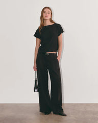 The Crinkle Top | Black