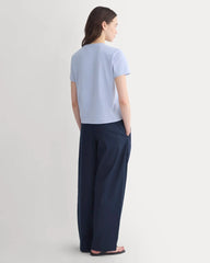 The Box-Cut Tee in Essential Cotton | Aleutian | No Pocket
