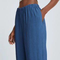 The Naia™ Ripple Pant | Deep Blue