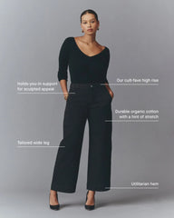The Utility Wide-Leg Pant | Bone