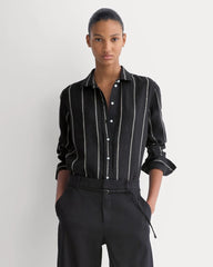 The Must-Have Shirt in Linen | Black