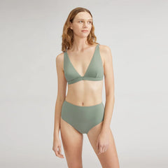 The ReNew Plunge Triangle Top | Herb
