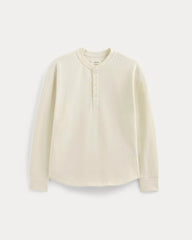 Thermal Henley in Cozy Waffle | Bone