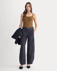 The Light Ribbed Cami in Ultrasoft Merino | Heathered Toffee