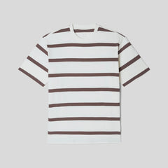 The Premium-Weight Relaxed Crew | Uniform | Chocolate Brown / Canvas Tan