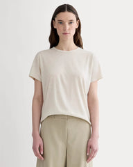 The Slim Air Tee | Heathered Oat