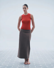 The Dream Maxi Skirt | Deep Taupe