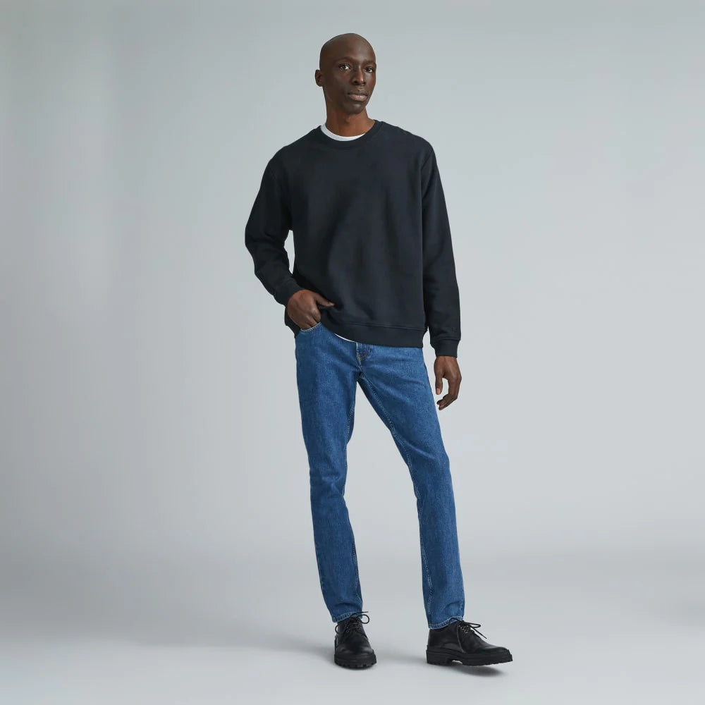 The Slim 4-Way Stretch Organic Jean | Uniform  | Marine