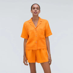 The Linen Workwear Shirt | Turmeric
