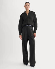 The Full-Zip Sweater in Everyday Cotton | Black