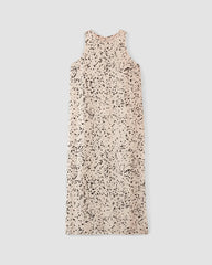 The Satin Racerback Slip Dress | Whisper Pink Moonsplatter