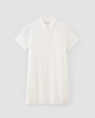 The Linen Eyelet Shirtdress | White Eyelet