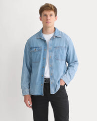 Denim Utility Shirt | Light Indigo
