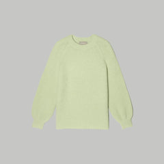 The SuperFuzz Alpaca Oversized Crew | Seafoam Green