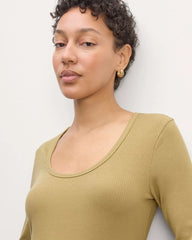 The Shimmy Long-Sleeve Tee | Fennel Seed