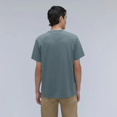The Organic Cotton Pocket Tee | Greyish Blue