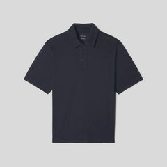 The Premium Weight Relaxed Polo | Black