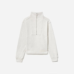 The Track Half-Zip | Light Heather Grey