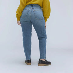 The Cheeky Hourglass Jean | Worn-In Mid Blue | 28.5" Inseam