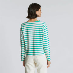 The Mariner Tee | Bright Jade / Canvas Tan