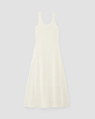 The Crochet Knit Tank Dress | Bone