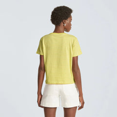 The Box-Cut Tee in Essential Cotton | Acacia / Tan | No Pocket