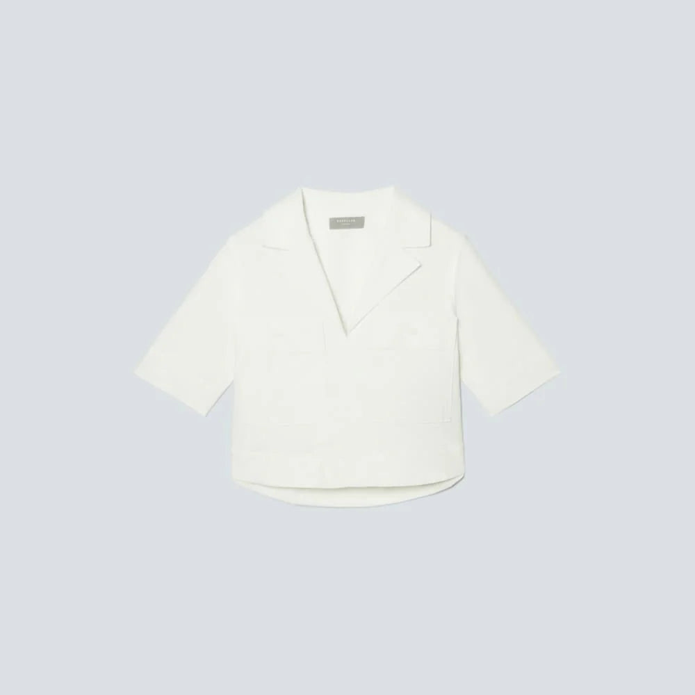 The Oxford Popover | White