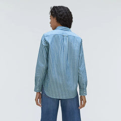 The Must-Have Oxford Shirt | Lapis Blue / Bright Jade / Optic White