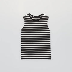 The Mariner Tank | Black / Canvas Tan