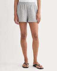 The Off Duty French Terry Short | Heathered Grey