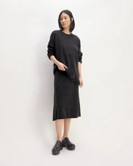 The Cozy-Stretch Crew | Charcoal