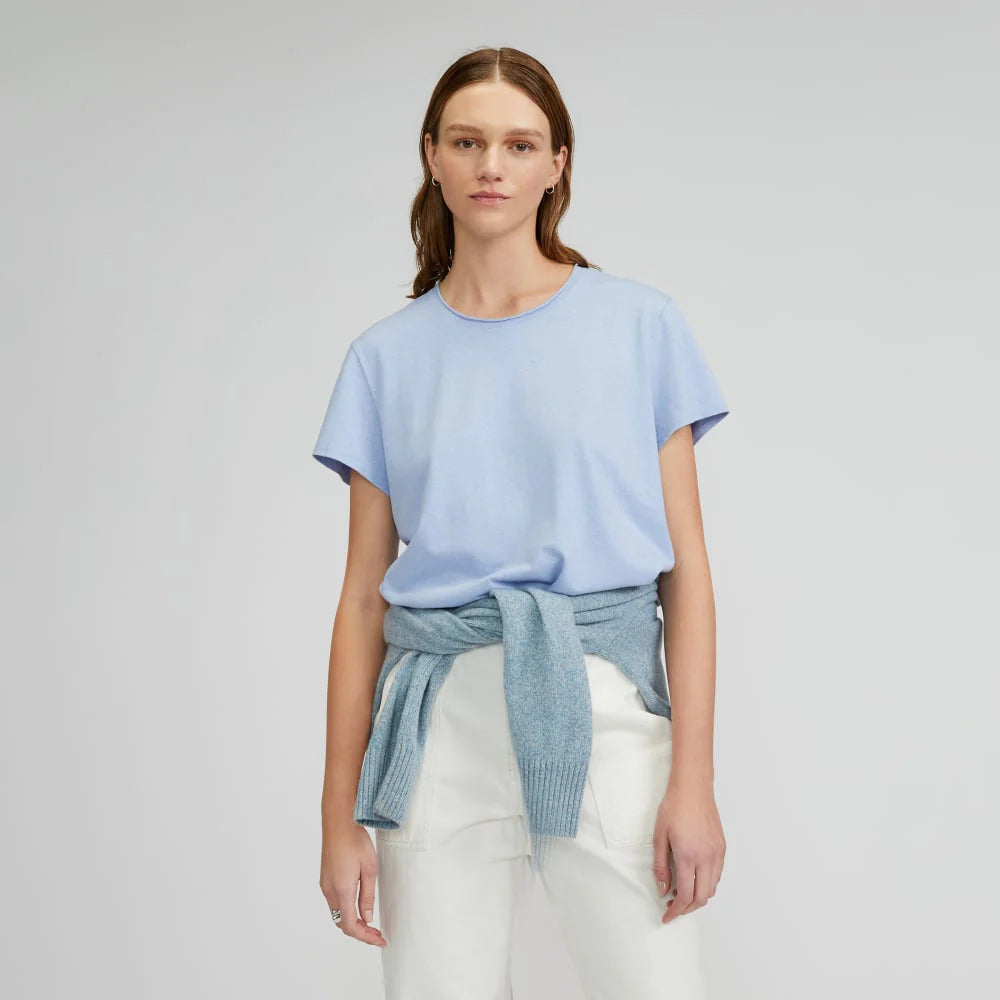 The Relaxed Hemp Tee | Periwinkle