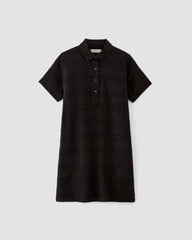 The Linen Eyelet Shirtdress | Black Eyelet