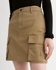 The Cargo Mini Skirt | Soft Brown