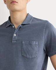 The Essential Organic Garment-Dyed Polo | Navy