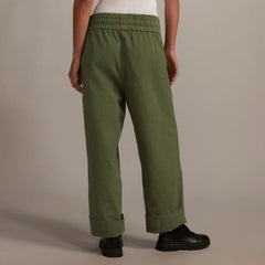 The Canvas Organic Cotton Pull-On Pant | Forest Green