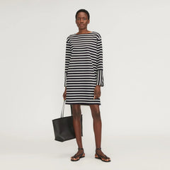 The Mariner Dress | Black / Canvas Tan