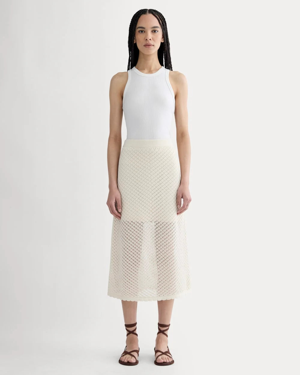 The Lace Knit Skirt | Birch