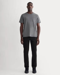 The Essential Organic Crew | Heathered Charcoal