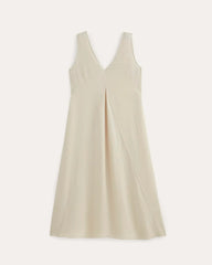 The V-Neck Dress in SoftLuxe | Sandshell