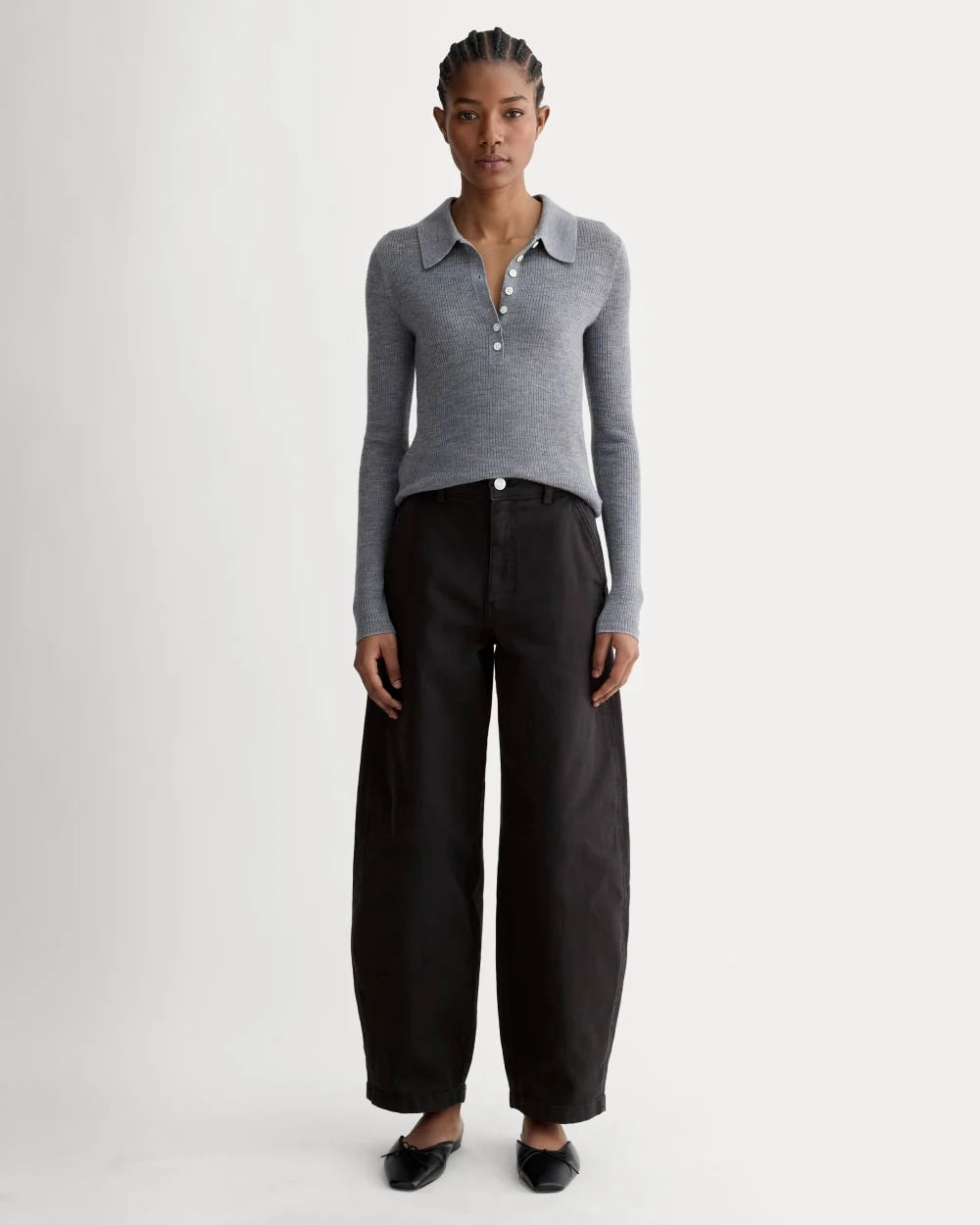 The Utility Curve Pant | Black