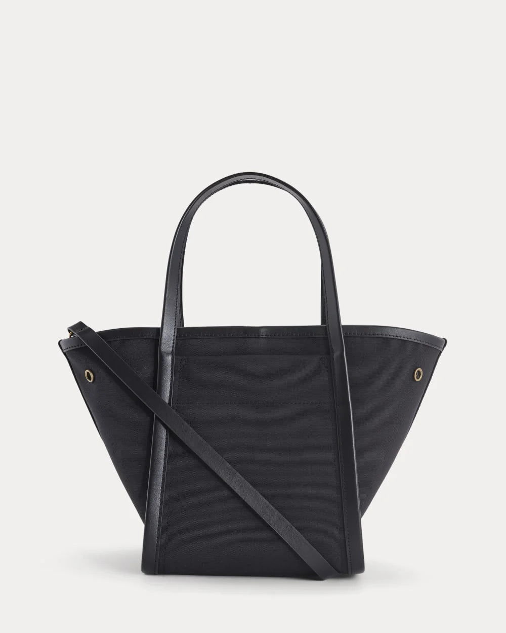 Canvas Mini Lug Tote | Black