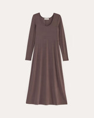 The Maddie Dress in Butterknit | Espresso
