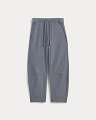 The Easy Barrel Pant | Dark Denim Pinstripe