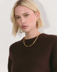 The Cocoon Crew in Wool Cashmere | Americano