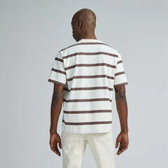 The Premium-Weight Relaxed Crew | Uniform | Chocolate Brown / Canvas Tan